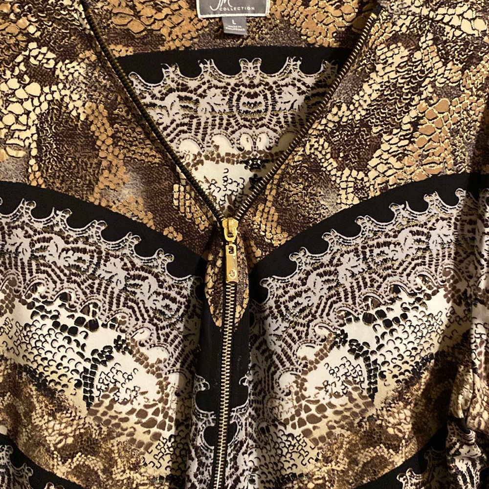 JM Collection Blouse. - Picture 4 of 7